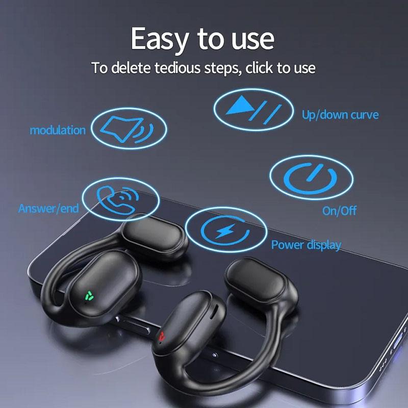 Wireless Earphones with LED Display & Noise Reduction – Bluetooth 5.0, Clear Sound, Long Battery Life