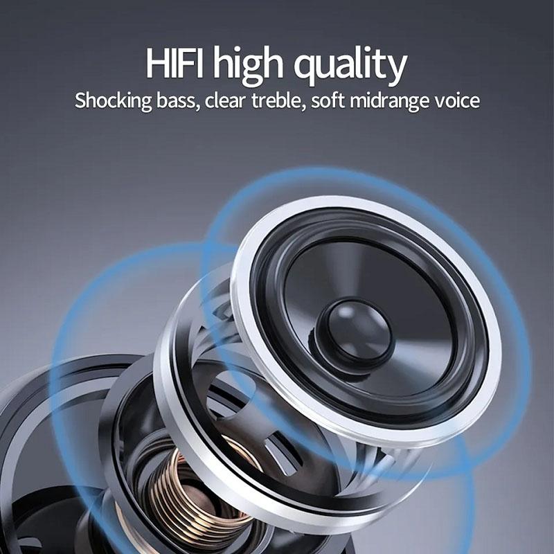Wireless Earphones with LED Display & Noise Reduction – Bluetooth 5.0, Clear Sound, Long Battery Life