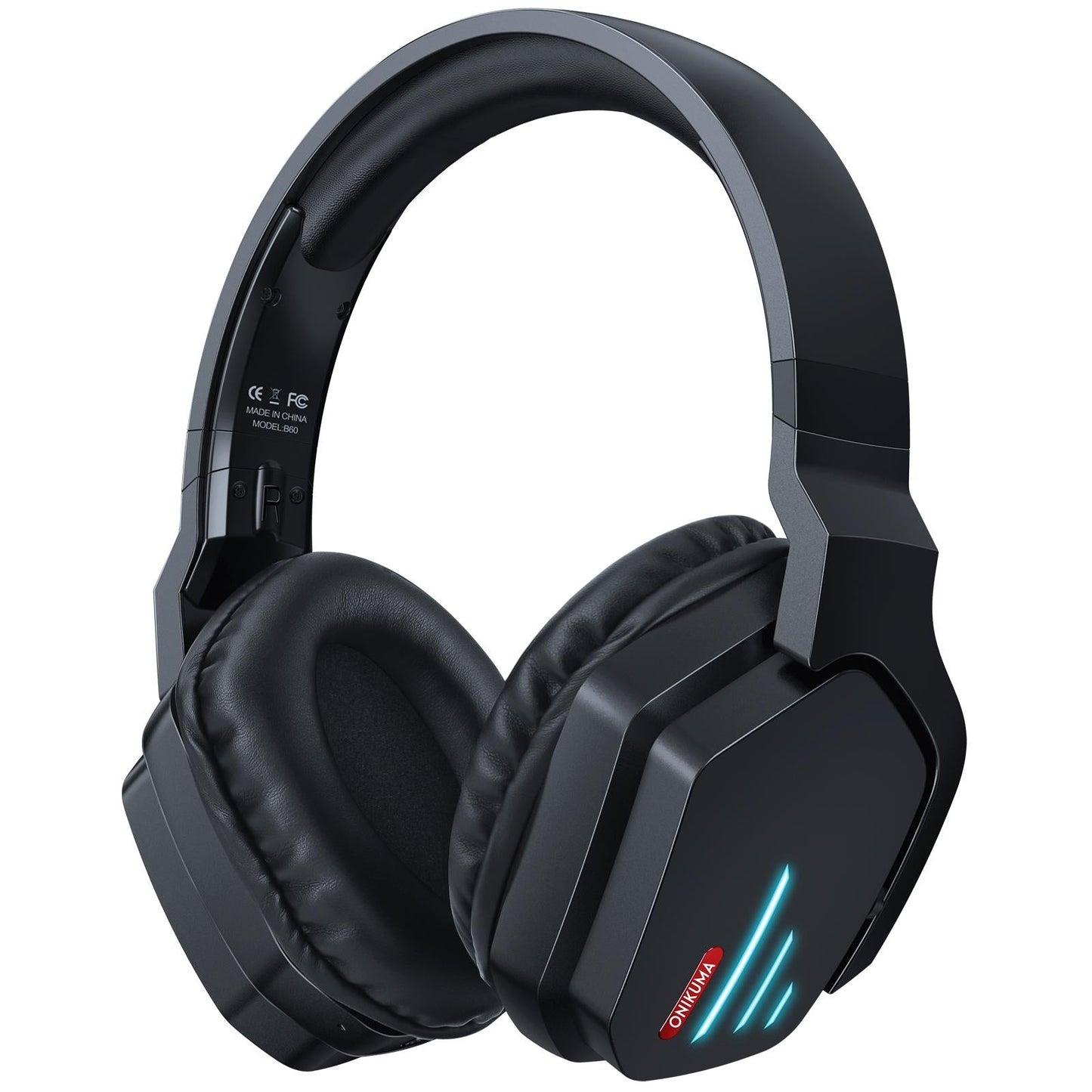 Adjustable Bass Gaming Bluetooth Headset with Mic – Wireless, Noise Cancelling, Comfortable Fit