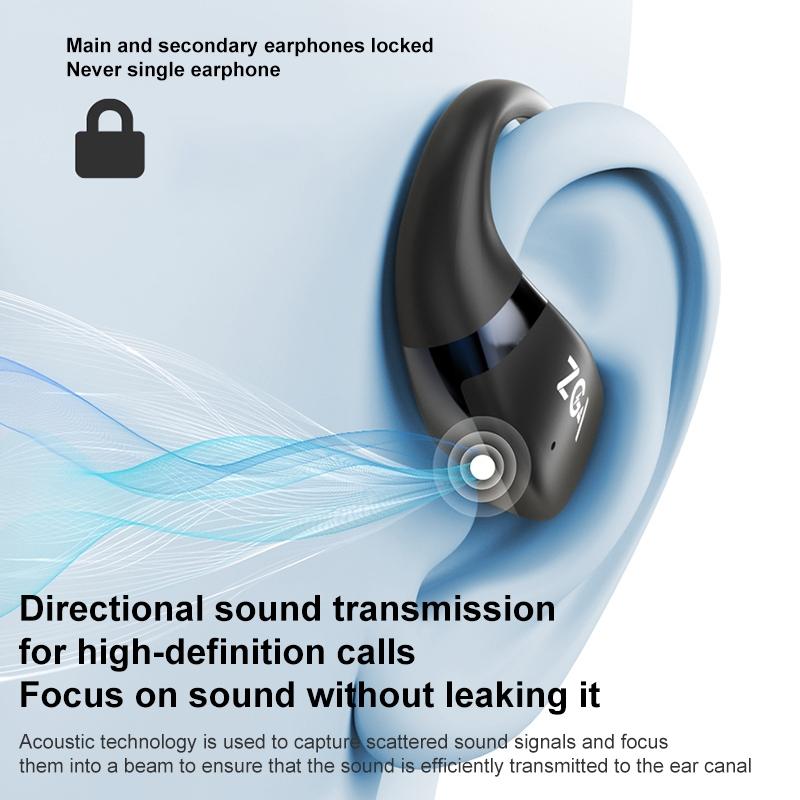 Wireless Bluetooth Earphones – Zga GS18 Blade AI, Black