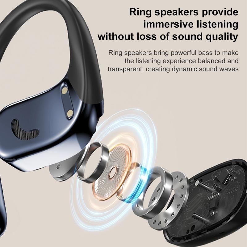 Wireless Bluetooth Earphones – Zga GS18 Blade AI, Black