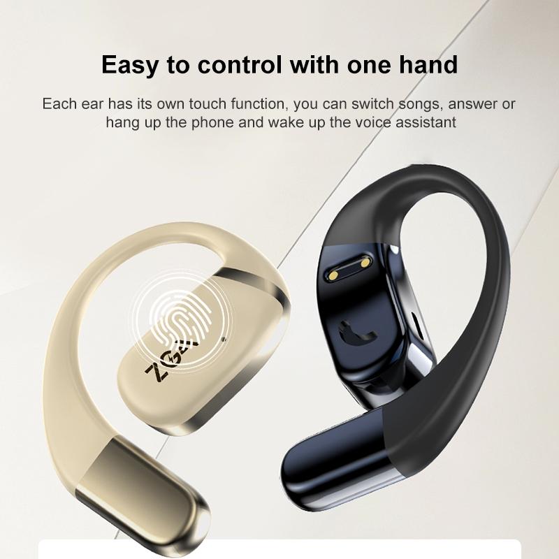 Wireless Bluetooth Earphones – Zga GS18 Blade AI, Black