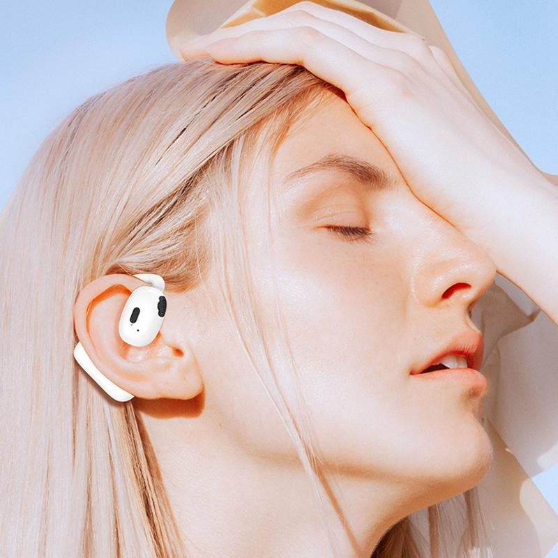 Wireless Hanging Earbuds with Bluetooth 5.4 – Secure Fit, Stereo Sound, Noise Isolation – Black