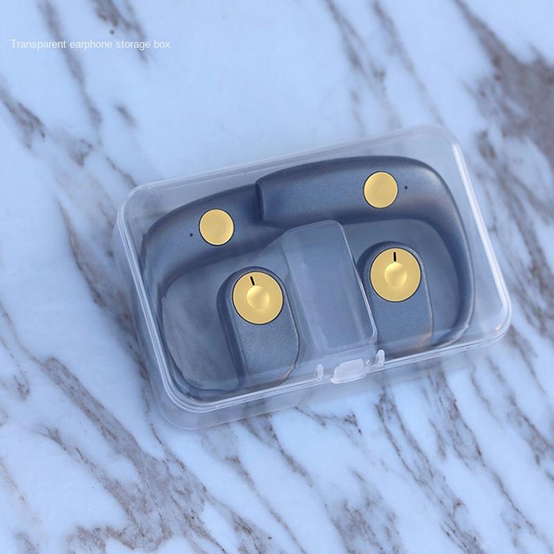 Wireless Bone Conduction Bluetooth Earphones – Open-Ear Sports Headphones with Mic, Sweatproof, Black