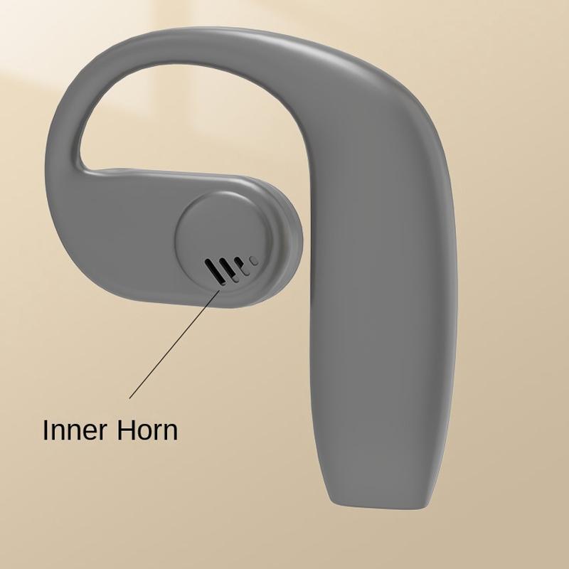 Wireless Bone Conduction Bluetooth Earphones – Open-Ear Sports Headphones with Mic, Sweatproof, Black