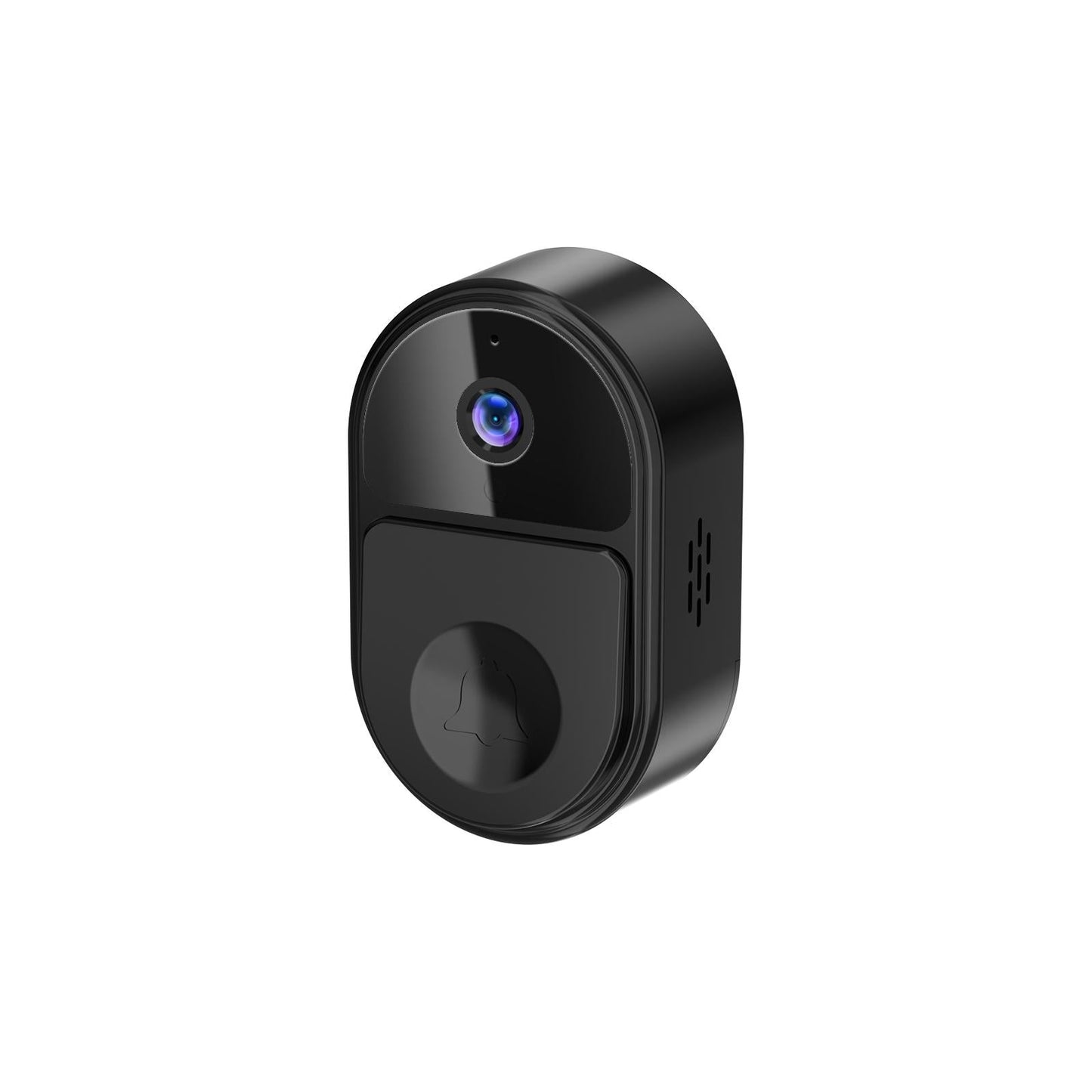 Smart Video Doorbell – Black | Ultra Wide-Angle Lens & Two-Way Voice Communication