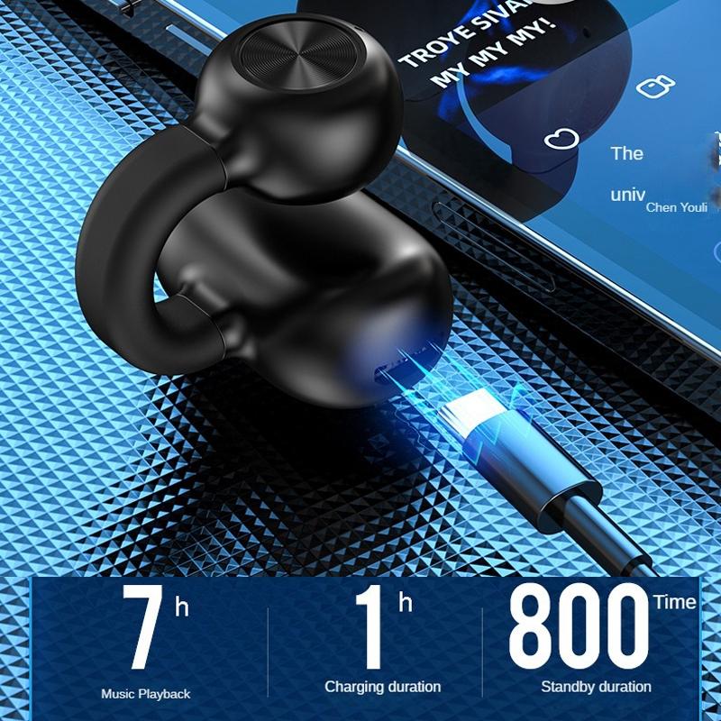 Z28 Wireless Single-Ear Bluetooth 5.3 Earphone – Compact, Clear Sound, Black Box Packaging