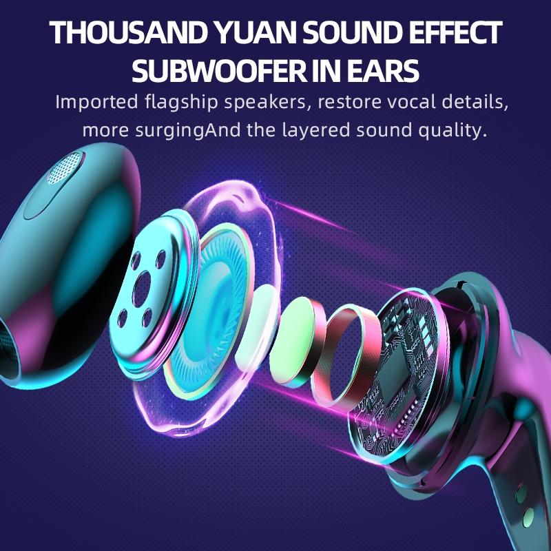 G10 TWS 5.2 True Stereo Touch Bluetooth Earphones – Wireless In-Ear Headphones, White