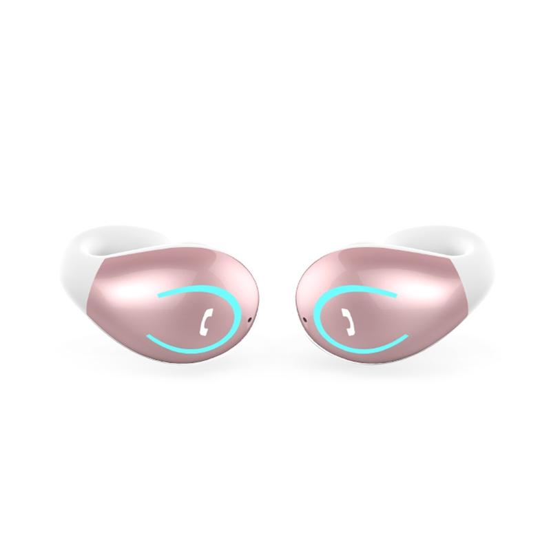 YX08 Ultra-Light Wireless Bluetooth 5.0 Earphones – In-Ear Stereo Headphones with Mic, Black