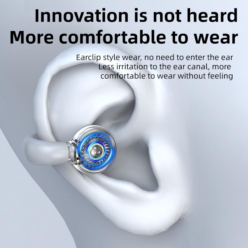Wireless Bluetooth Earphones with LED Digital Display & Charging Case – Black