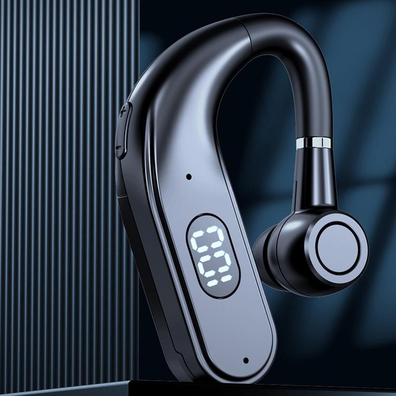 X5 Standard Bluetooth Hanging Ear Sports Headset with Digital Display – Wireless, In-Ear Earbuds for Exercise & Outdoor Us