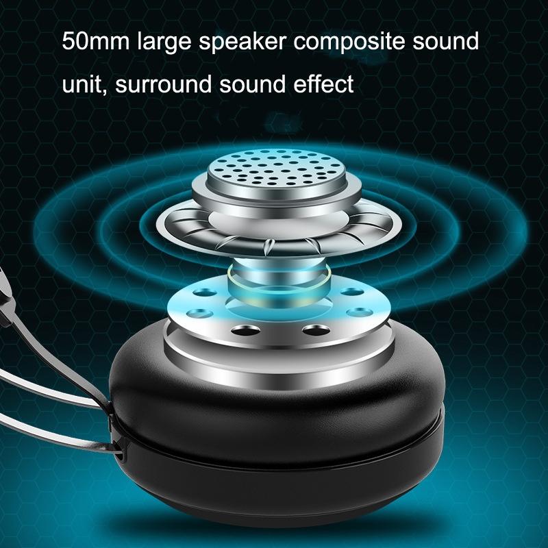 1.5M Wired Gaming Headset with Microphone – Black, High-Quality Sound, Comfortable Fit