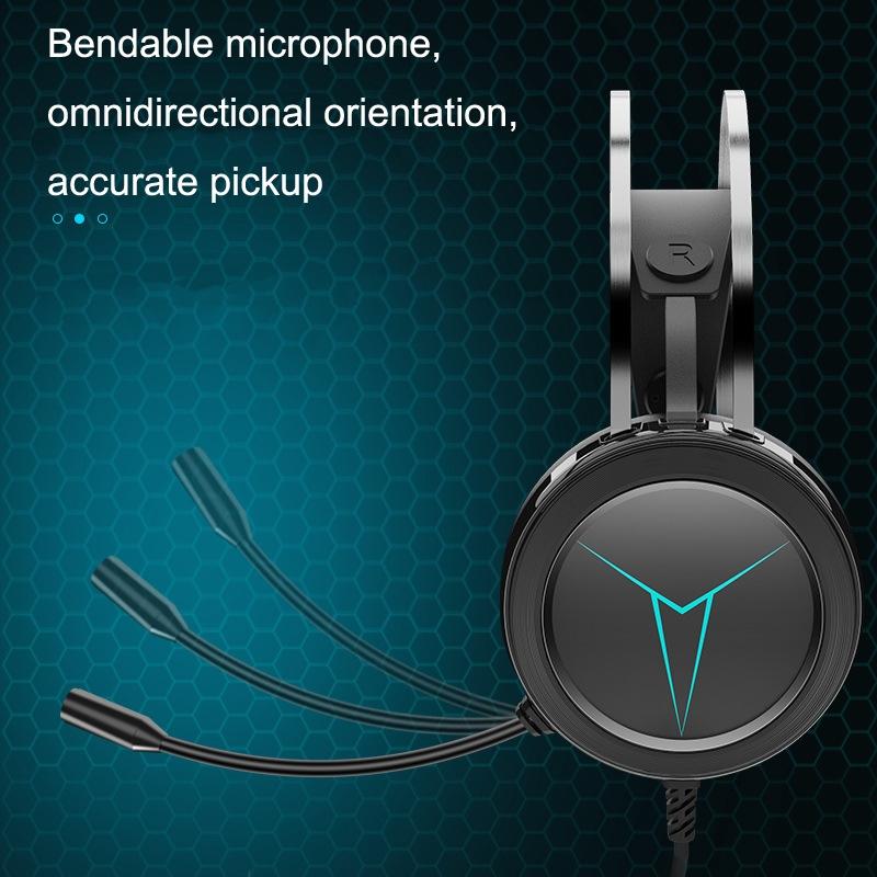 1.5M Wired Gaming Headset with Microphone – Black, High-Quality Sound, Comfortable Fit