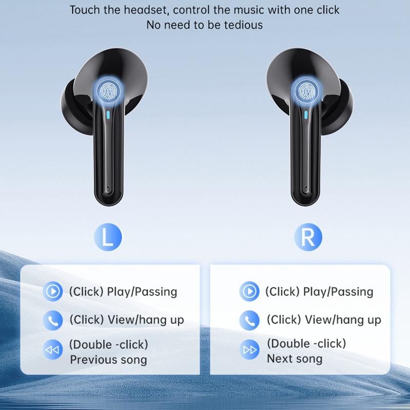 Wireless TWS Stereo Bluetooth Earphones S23 – True Wireless Earbuds Black