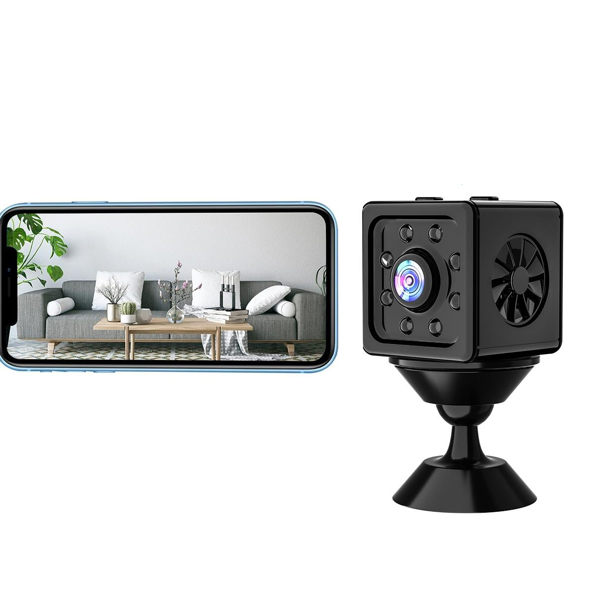 Outdoor HD Night Vision Security Camera – 1080P Infrared Surveillance – Weatherproof – Black