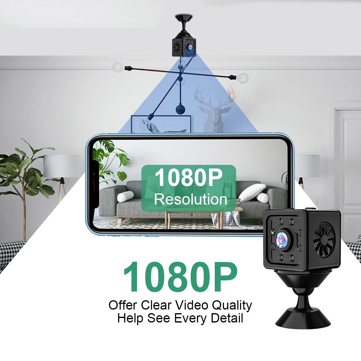 Outdoor HD Night Vision Security Camera – 1080P Infrared Surveillance – Weatherproof – Black