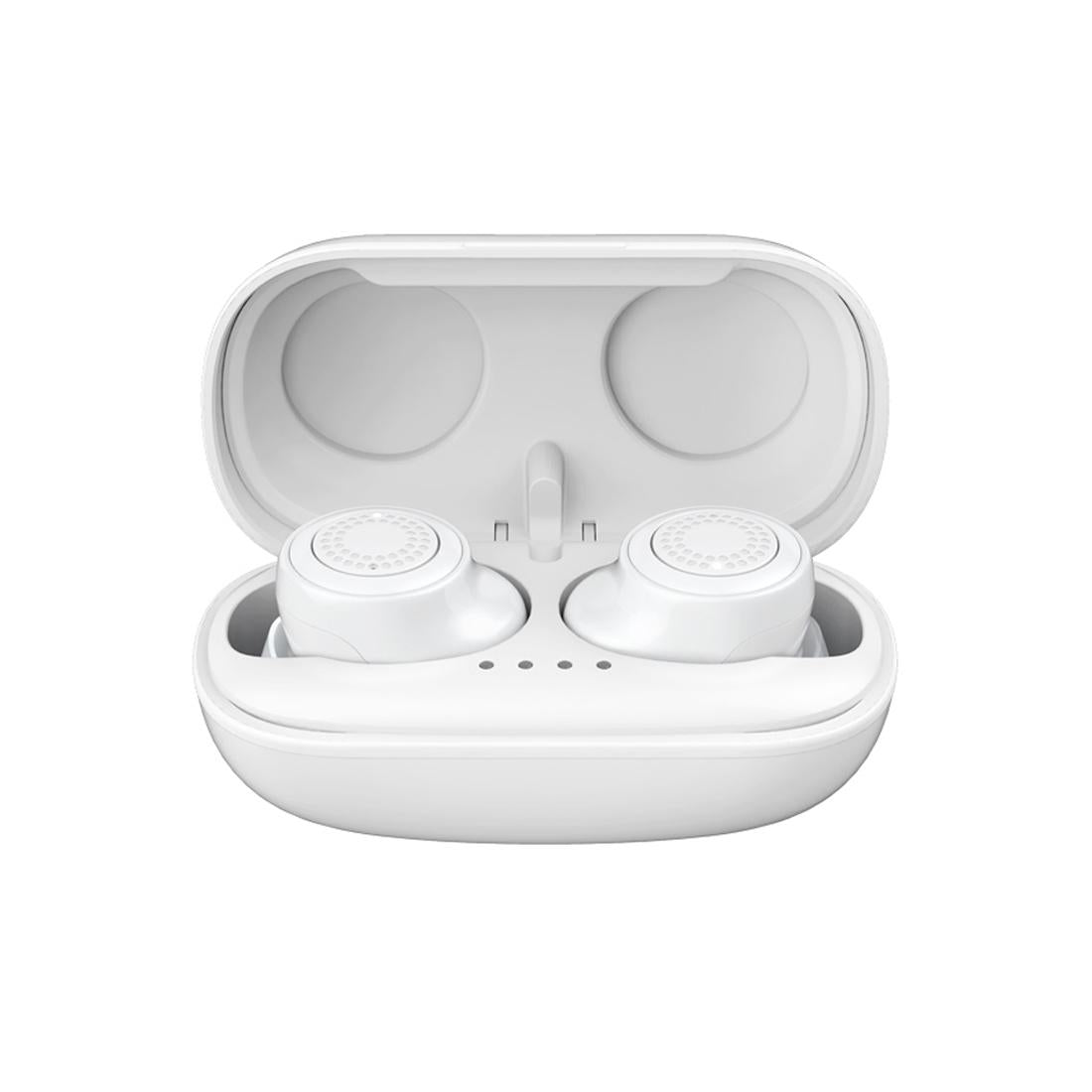 True Wireless Bluetooth 5.0 Earphones with Charging Case – In-Ear Stereo Sound – Black