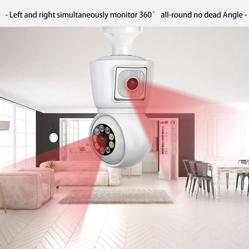 Smart Night Vision Security Camera – Motion Tracking, Two-Way Voice Intercom, White, Indoor WiFi Surveillance