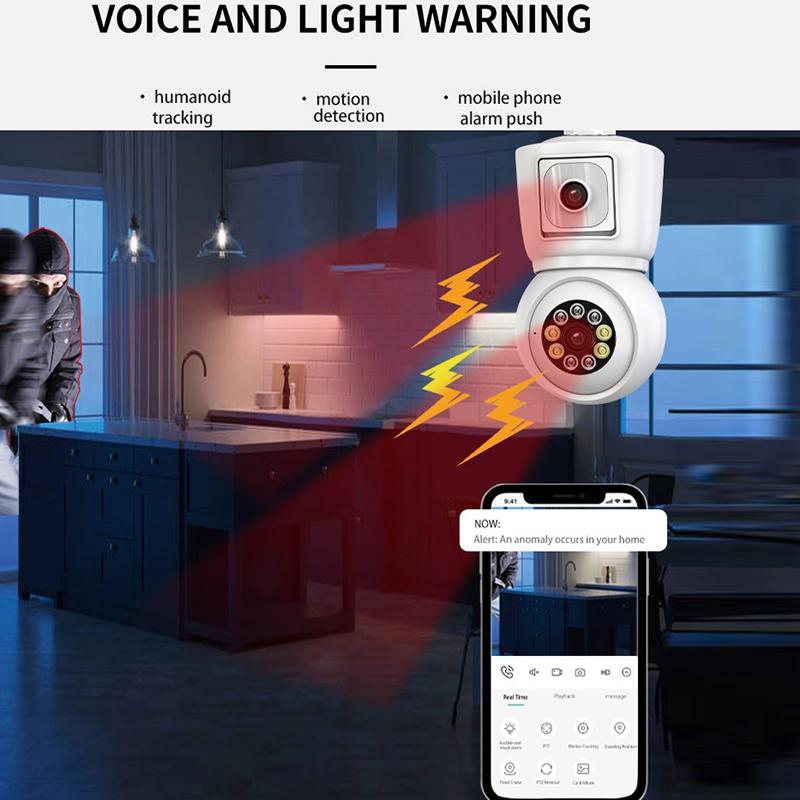 Smart Night Vision Security Camera – Motion Tracking, Two-Way Voice Intercom, White, Indoor WiFi Surveillance