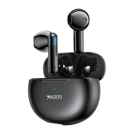 Wireless Noise-Cancelling Earbuds – Black, Bluetooth, Clear Sound, Long Battery Life, Comfortable Fit