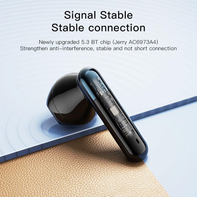 Wireless Noise-Cancelling Earbuds – Black, Bluetooth, Clear Sound, Long Battery Life, Comfortable Fit