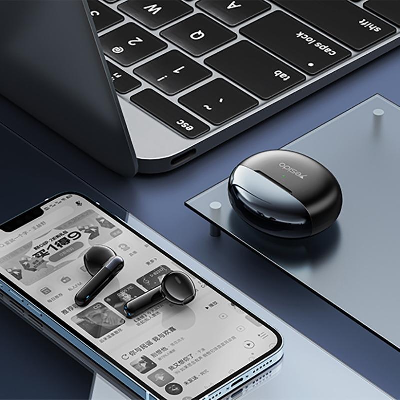 Wireless Noise-Cancelling Earbuds – Black, Bluetooth, Clear Sound, Long Battery Life, Comfortable Fit