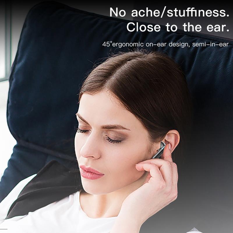 Wireless Noise-Cancelling Earbuds – Black, Bluetooth, Clear Sound, Long Battery Life, Comfortable Fit