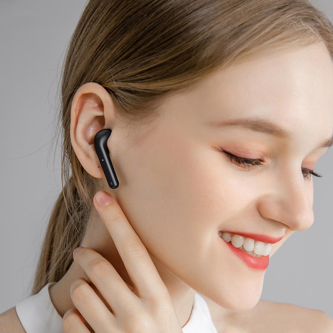 True Wireless Bluetooth Earphones with Charging Case – Black