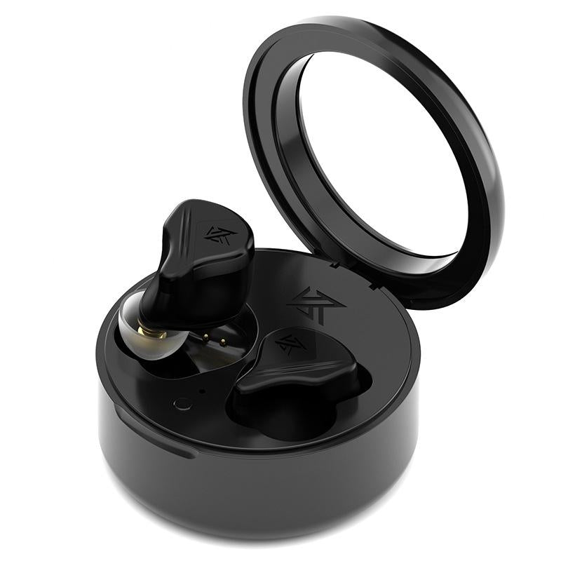 KZ-VXS Bluetooth Earphones – Obsidian Black, 10-Unit Coil Iron Drivers, Wireless Sports Headset