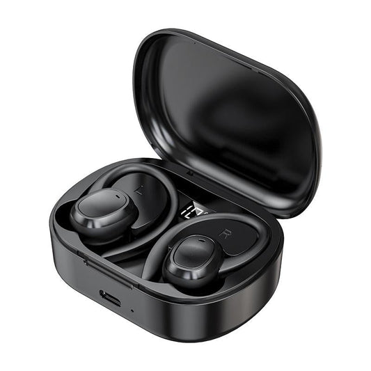Wireless Stereo Bluetooth Earphones with Charging Case – In-Ear TWS Headphones – Black
