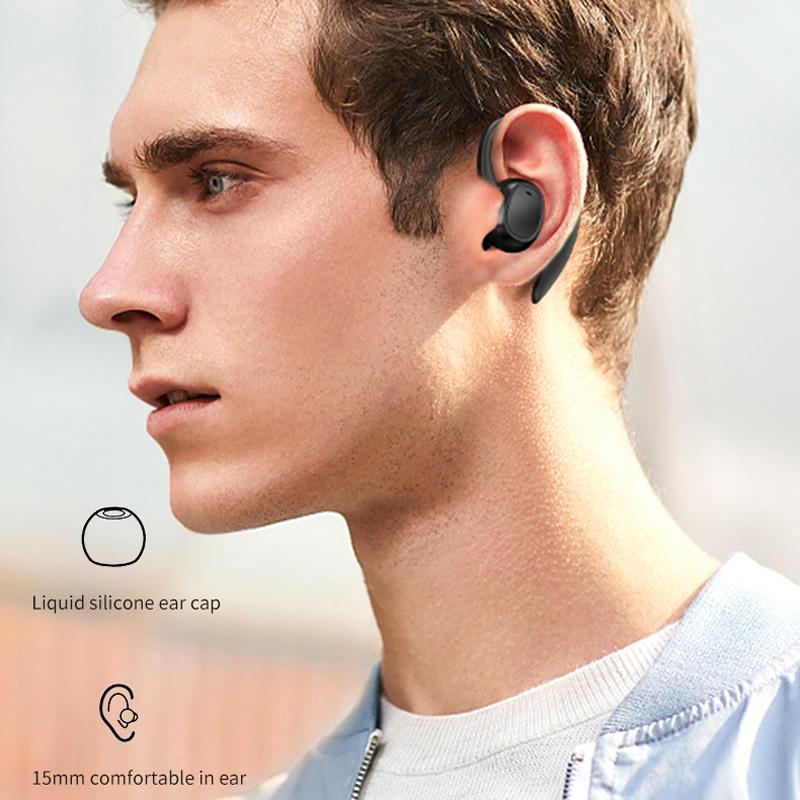 Wireless Stereo Bluetooth Earphones with Charging Case – In-Ear TWS Headphones – Black