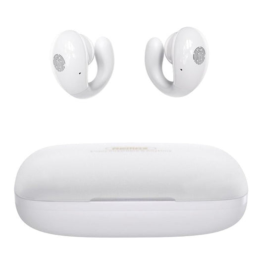 Wireless Stereo Bluetooth Earphones – Clip-On Style, White, Clear Sound, Lightweight, Hands-Free Calling