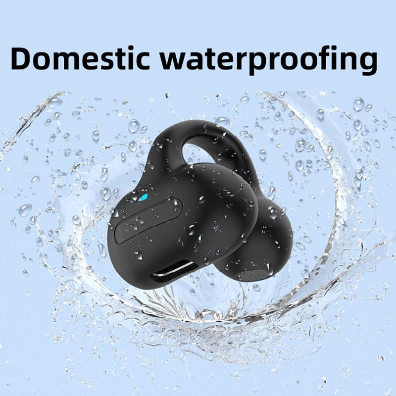 Wireless Single Ear Clip Bluetooth Earphone M-S8 – Black
