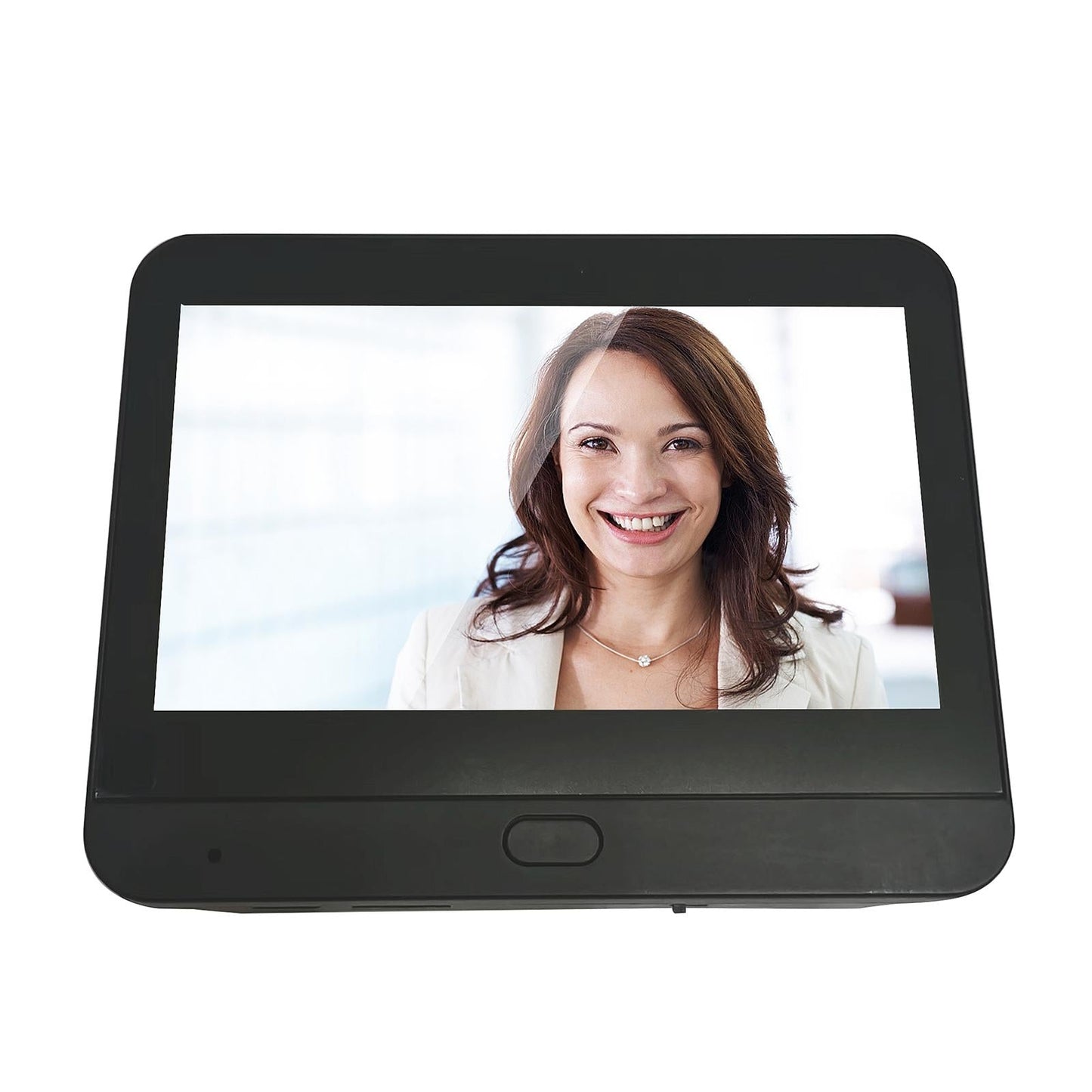 1080P WiFi Smart Cat Eye Video Doorbell – 4.3″ Color Screen, Hidden Camera, Graffiti Design – Black