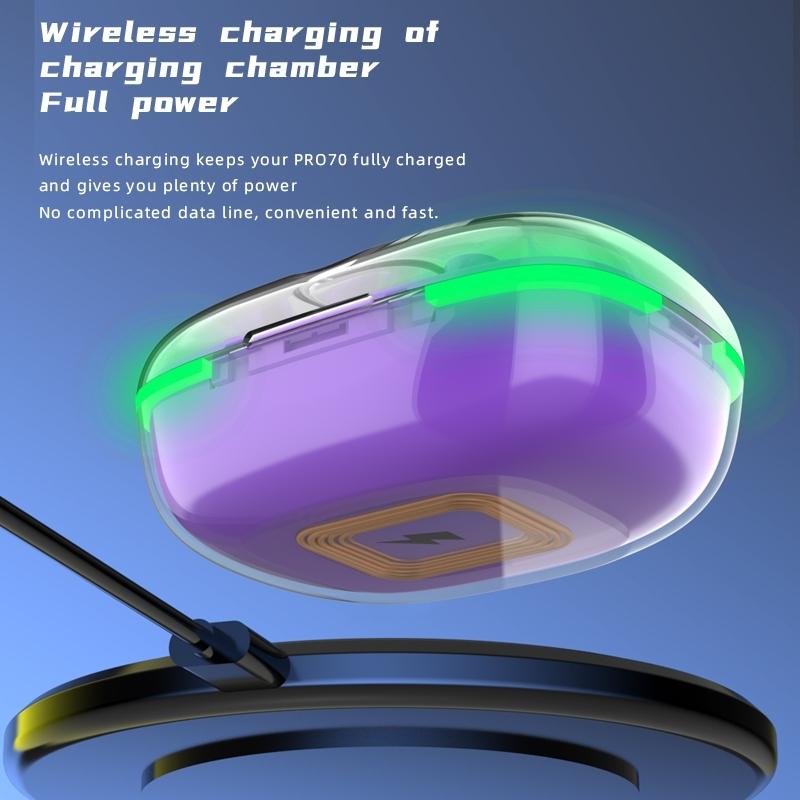 Intelligent Bluetooth Wireless Earphones with Smart Touch & Charging Case – Black
