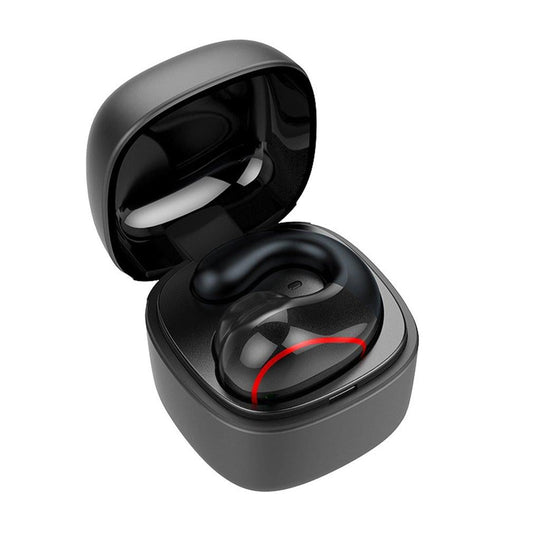 Wireless Bone Conduction Earphones – Bluetooth 5.0, Open-Ear Design, Black | Lightweight & Sweatproof for Sports