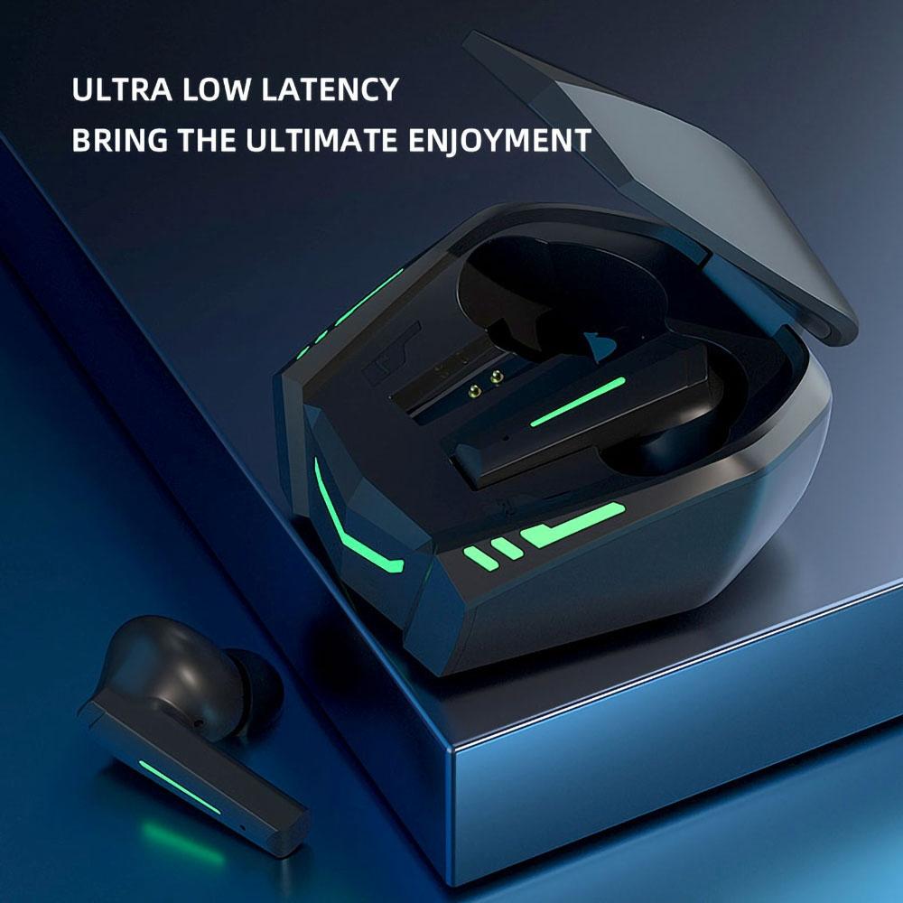 XT80 TWS Dual-Mode Bluetooth Earphones – Black, Breathing Light, Charging Box, Low Latency, Clear Sound