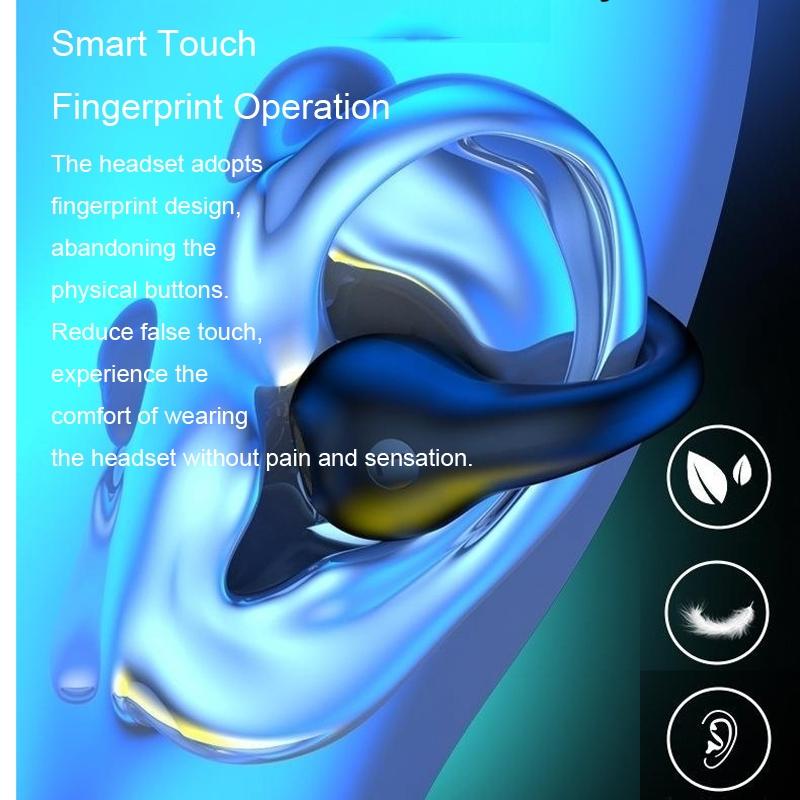 Wireless Noise-Cancelling Bluetooth Earbuds with LED Display – In-Ear Stereo Sound – White