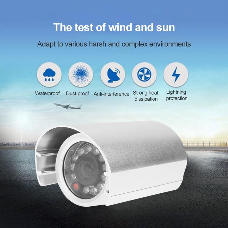 Waterproof Sony CCD Security Camera – 6mm Fixed Lens, 20M IR Night Vision, Outdoor CCTV Surveillance