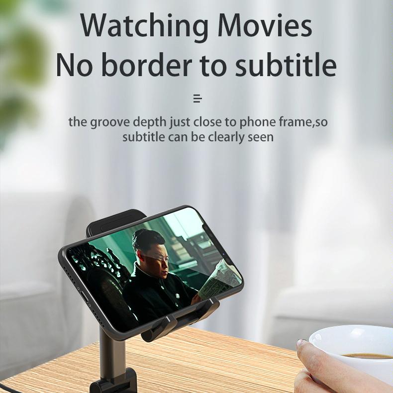 Portable 2-in-1 Wireless Charging Stand – Dual Device Fast Charger – Black