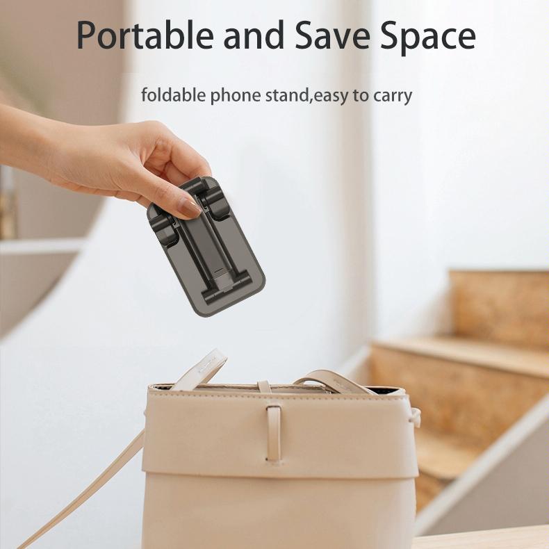 Portable 2-in-1 Wireless Charging Stand – Dual Device Fast Charger – Black