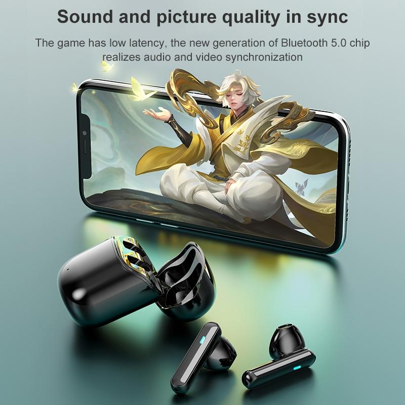 T9 Sport Wireless Bluetooth Earphones with Charging Box – Secure Fit, Clear Sound, Long Battery Life