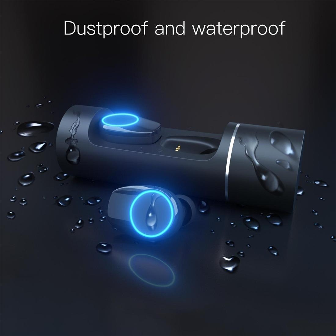 Multi-Function Waterproof Bluetooth Headset – Wireless In-Ear Design with Mic for Music, Calls & Sports