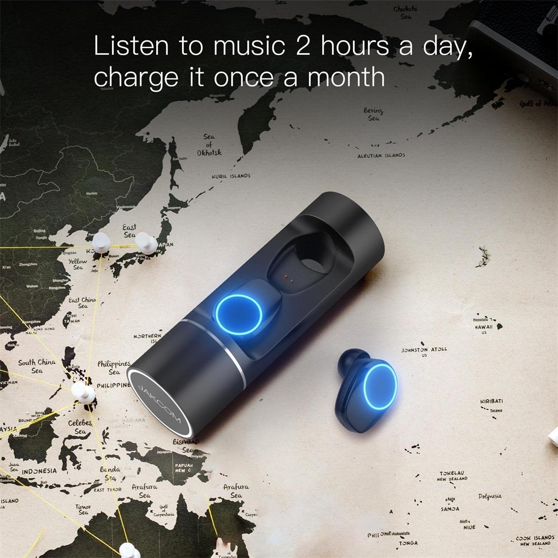 Multi-Function Waterproof Bluetooth Headset – Wireless In-Ear Design with Mic for Music, Calls & Sports