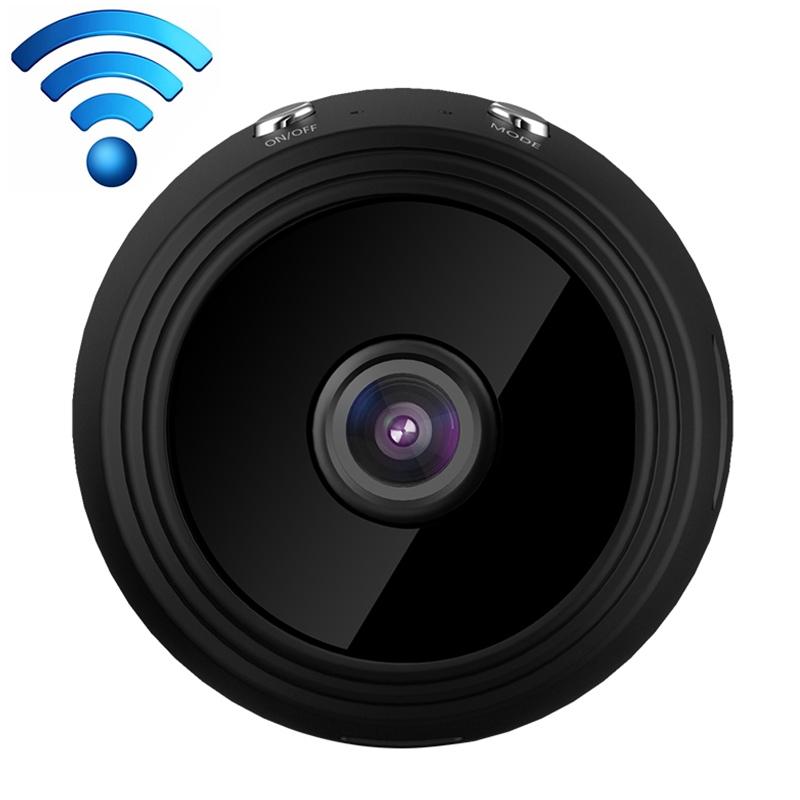 Wireless 1080P HD Camera – Night Vision, Motion Detection, TF Card Storage, Bluetooth – Black