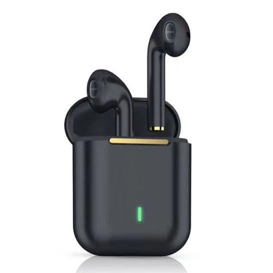 T&G J18 Wireless Bluetooth Earphones with Charging Box – Black True Wireless In-Ear Headphones