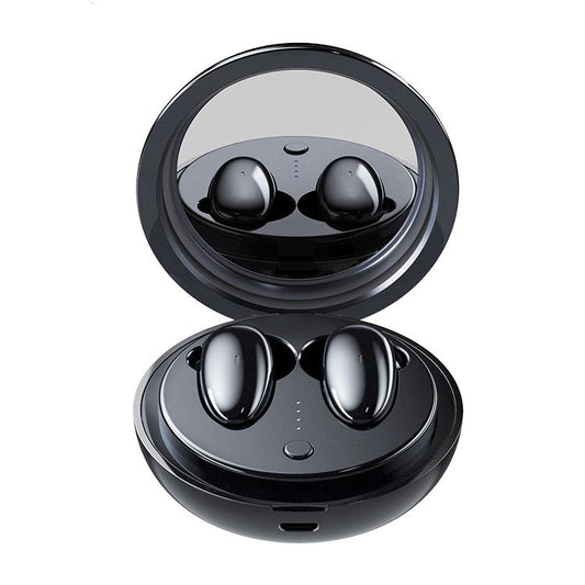 TWS-9 Wireless Stereo Earphones with Charging Box – Bluetooth 5.0, Black, In-Ear Design for Music & Calls