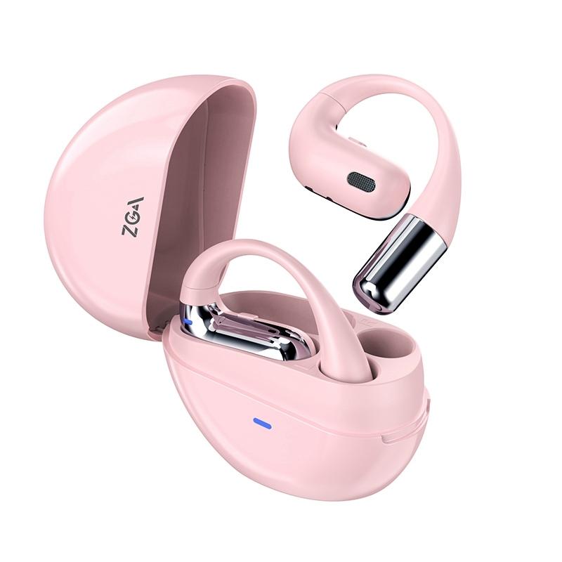 Phantom ZGA GS13 Open-Ear Wireless Bluetooth Earphones – Lightweight Design, Beige