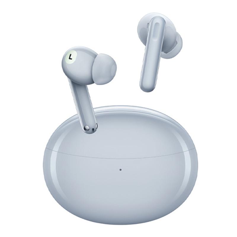 Wireless Active Noise-Cancelling Earbuds for Music & Gaming with Low Latency – Grey