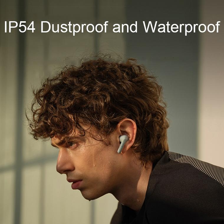 Wireless Active Noise-Cancelling Earbuds for Music & Gaming with Low Latency – Grey